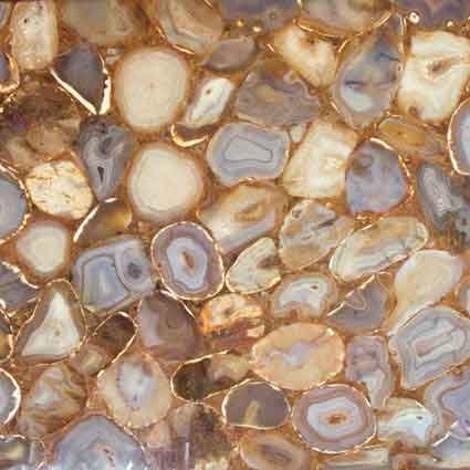 Brown Agate Semi-Precious Countertops