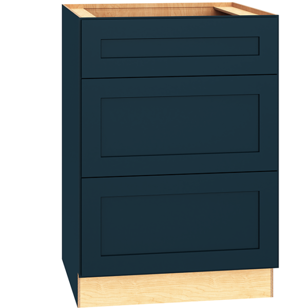 24″ Base Cabinet with 3 Drawers in Omni