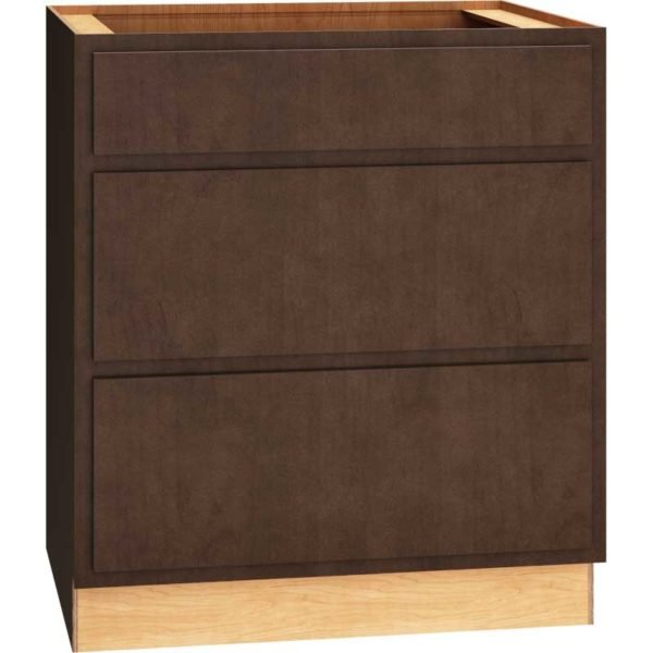 30″ Base Cabinet with 3 Drawers in Classic