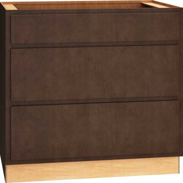 36″ Base Cabinet with 3 Drawers in Classic