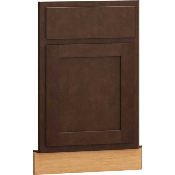 36″ Single Door Angled Corner Sink Front in Classic