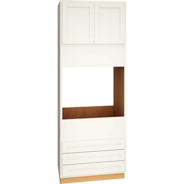 96″ Single Oven Cabinet with 3 Drawers in Classic