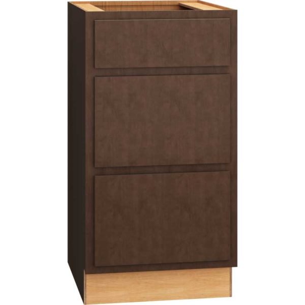 18″ x 34 1/2″ Vanity Base Cabinet with 3 Drawers in Classic