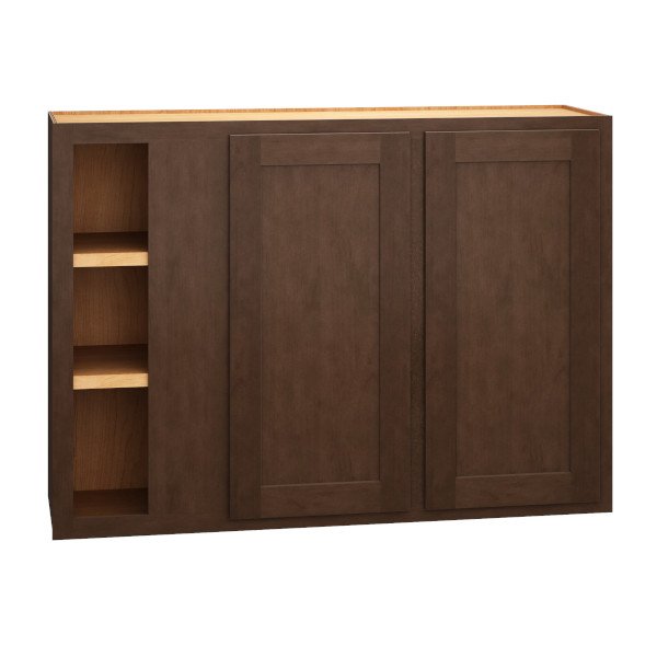 42″ Corner Wall Cabinet with Double Doors in Classic