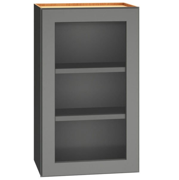 18″ x 30″ Cut-for-Glass Wall Cabinet with Single Door