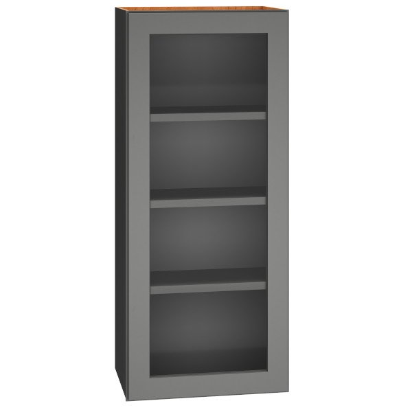 18″ x 42″ Cut-for-Glass Wall Cabinet with Single Door