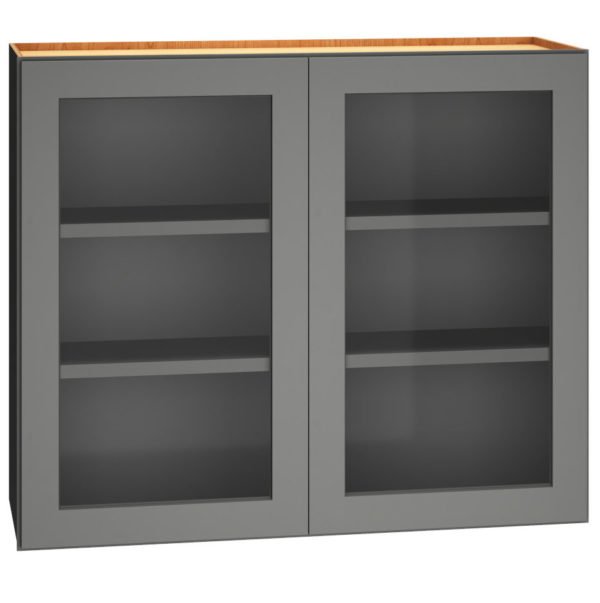 36″ x 30″ Cut-for-Glass Wall Cabinet with Double Doors